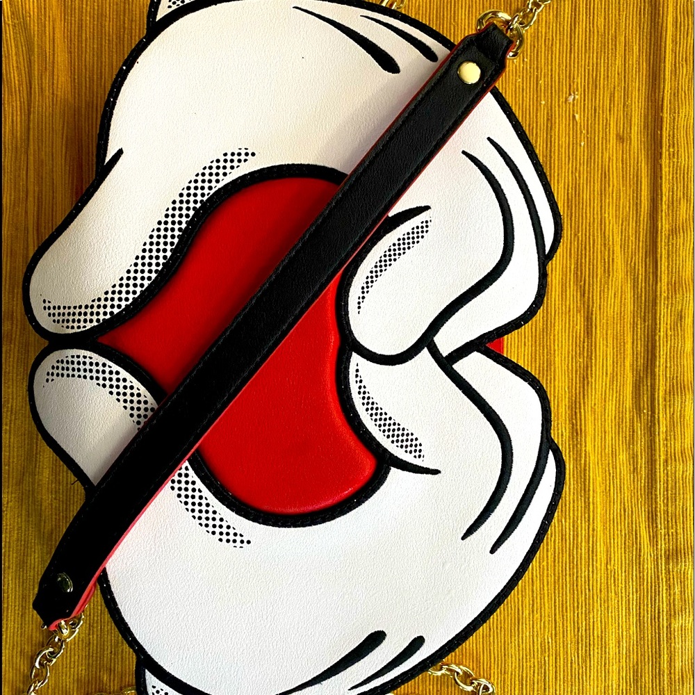 X Disney Mickey&Minnie Mouse Heart Hands Crossbody